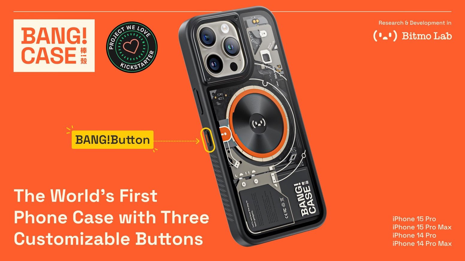 BANG!CASE | The First Phone Case with 3 Customizable Buttons - Xiaomi CrowdfundingXiaoMi Crowdfunding