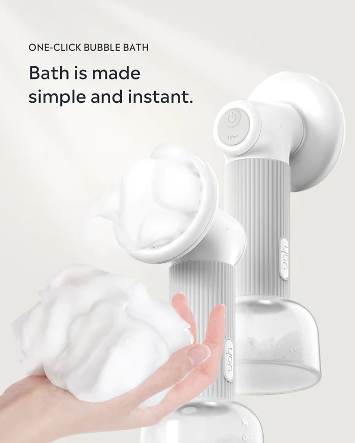 Uah Pet FUR-EVER CLEAN Automatic Foaming Soap Dispenser and Dog Bath Brush