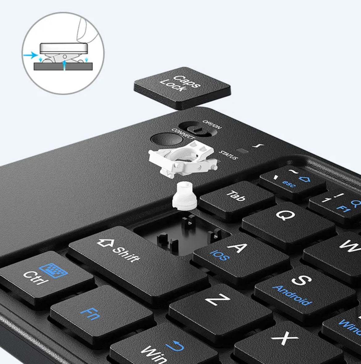 Bow Bluetooth Keyboard And Mouse Set - Portable and Wireless with Mute - Xiaomi CrowdfundingXiaomi Crowdfunding