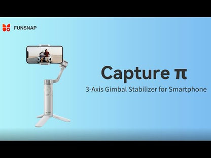 Funsnap Capture π:  Foldable Handheld Gimbal Stabilizerfor Mobile Phone