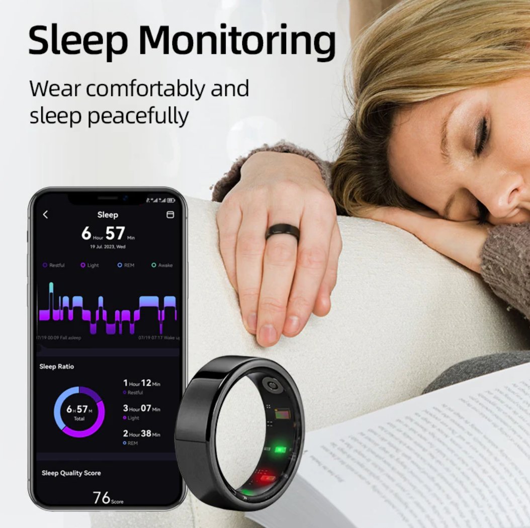 Amovan Nova Smart Ring, for exercise and sleep