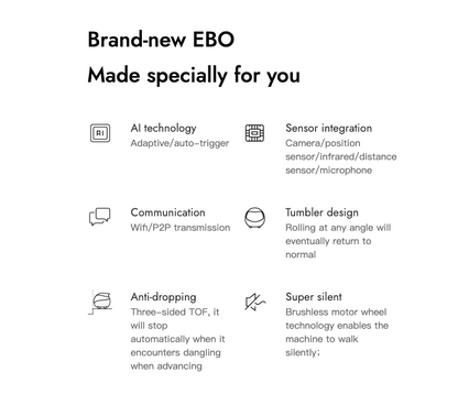 EBO AIR | Full house mobile monitoring | Remotely connects with your loved ones